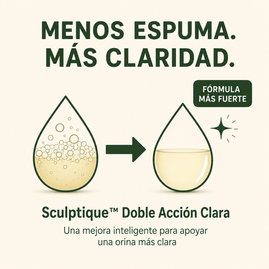 MENOS ESPUMA. MÁS CLARIDAD.