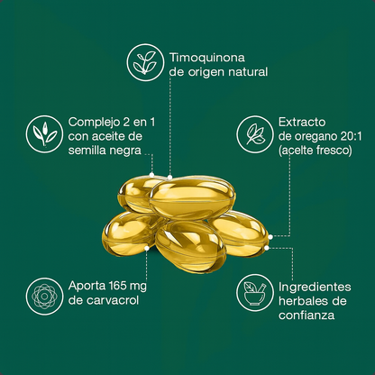 Aceite de orégano - Desinflama el vientre y mayor energía en 72 hrs