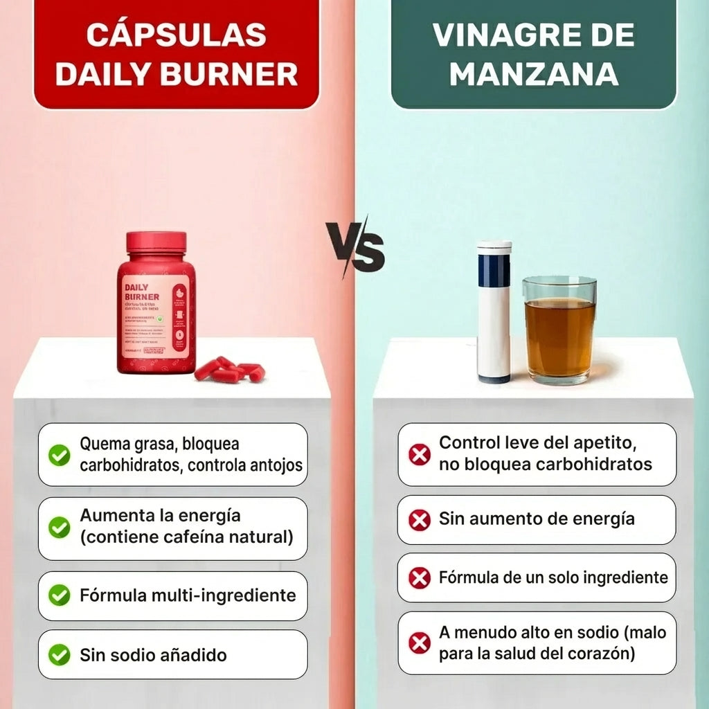 Cápsulas quemadoras diarias