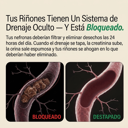 Nueva fórmula de máxima potencia: Cápsulas de drenaje linfático renal de Sculptique™ - Orina Espumosa