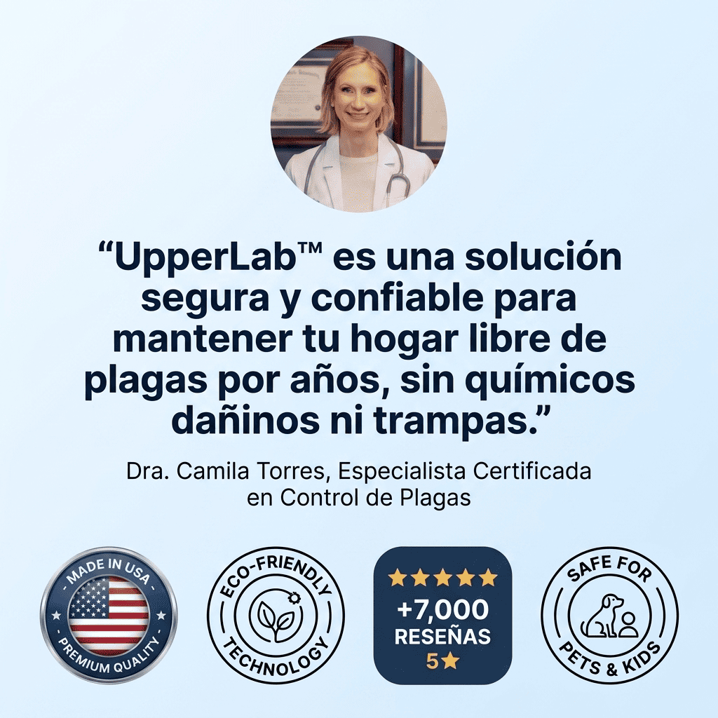 UpperLab™️ 2026 Repelente de plagas potenciado: ¡Elimine las plagas para siempre!