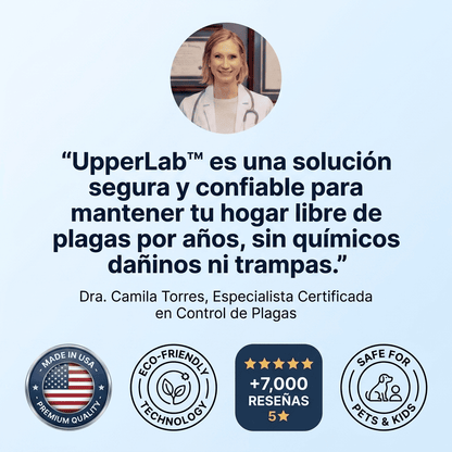 UpperLab™️ 2026 Repelente de plagas potenciado: ¡Elimine las plagas para siempre!